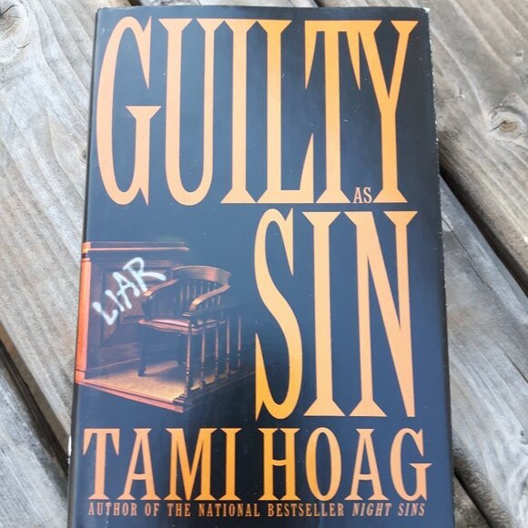 Tami Hoag Guilty as Sin Hardcover - Picture 1 of 2
